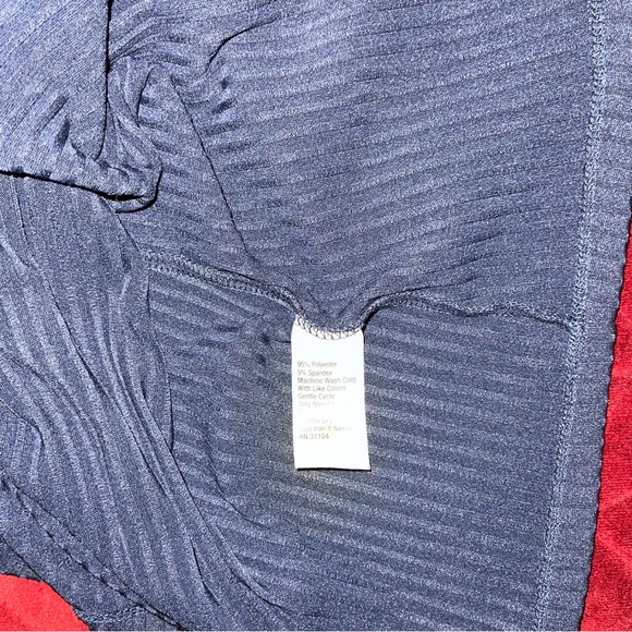 Blue Madison Ribbed Top Size L - Picture 5 of 5